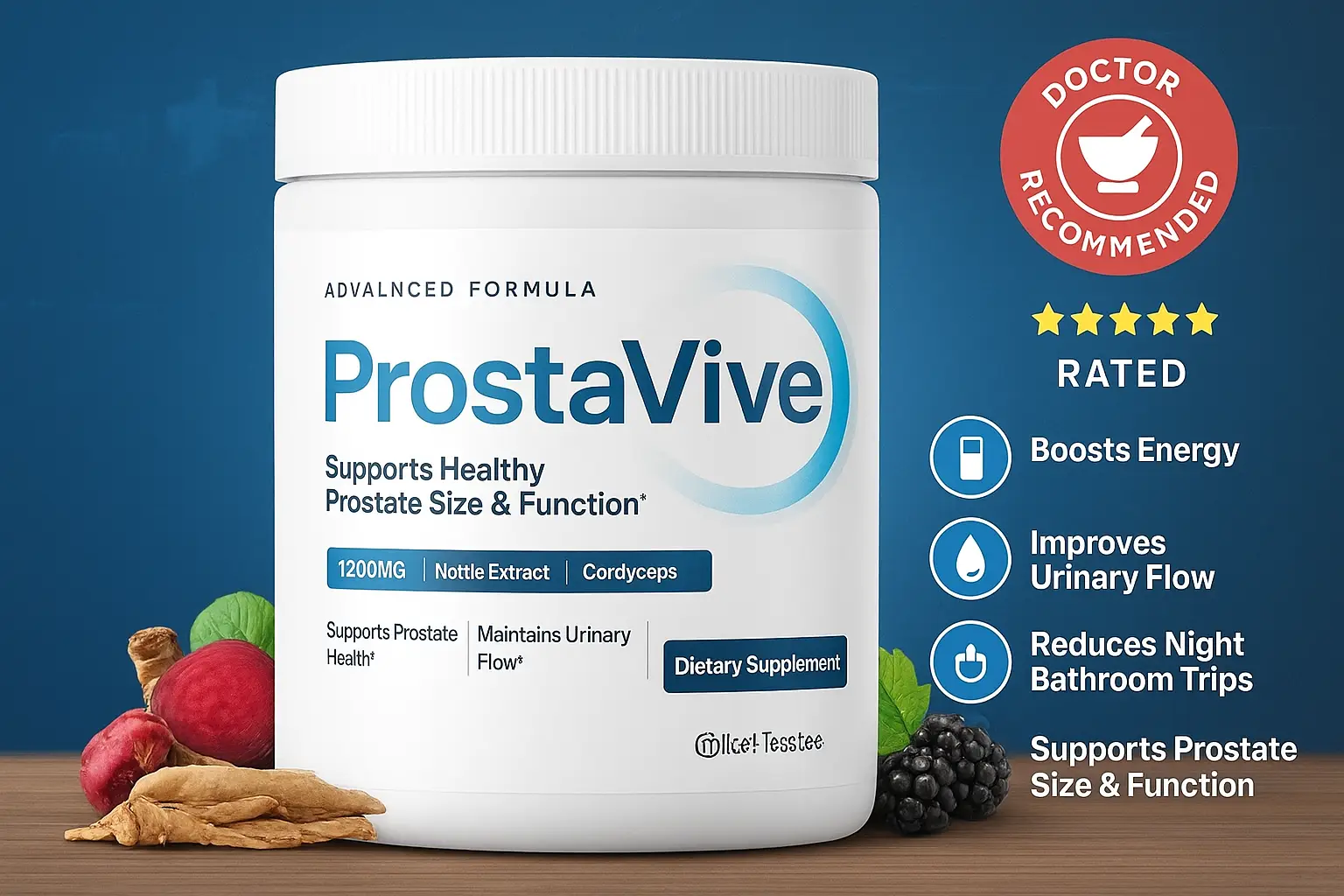Prostavive Official Website Information and Ingredient Overview